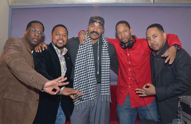 Group photo from Founders' Day with Horace Lynch, Realis Sanders, Troy Watson, Howard Q and Martin Truitt'