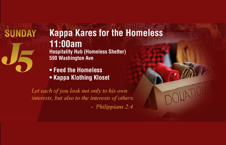 Kappa Kares for the Homeless